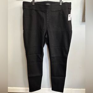 NWT Old Navy Black 18 WOW Adjustable Waist Mid-Rise Jeggings